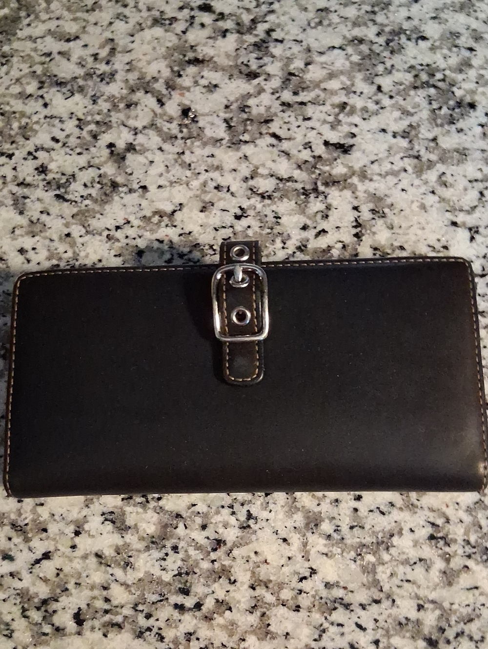 Coach Vintage Y2K ERA Black Leather Soho Buckle Wallet - Classic Style